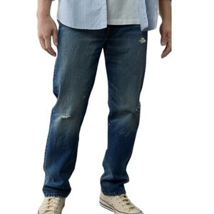 NWT American Eagle Ripped Original Straight Jeans AE New 29 X 34 $60